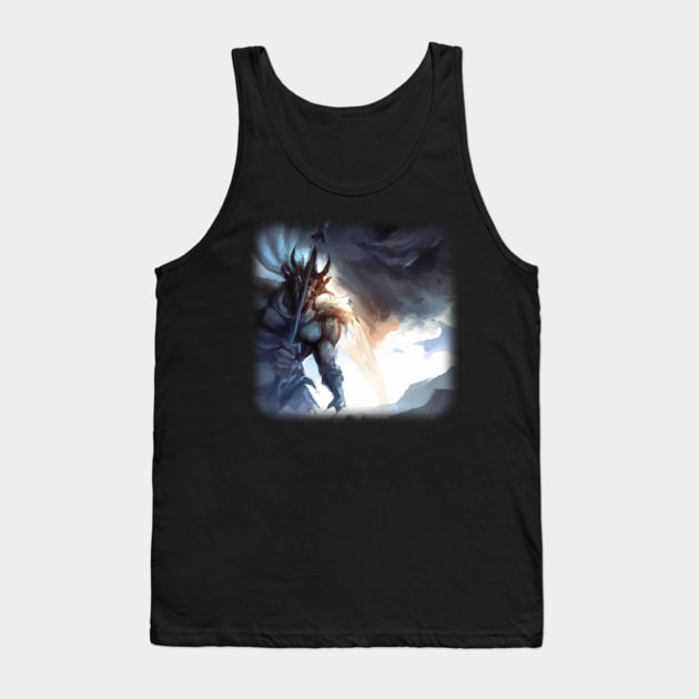 Greek god going to war Tank Top by Perryfranken